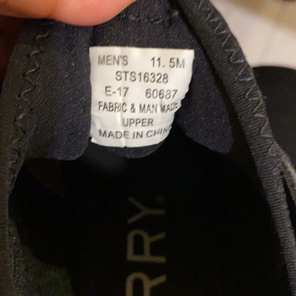 Sperry Black Men’s Sneakers STS16328